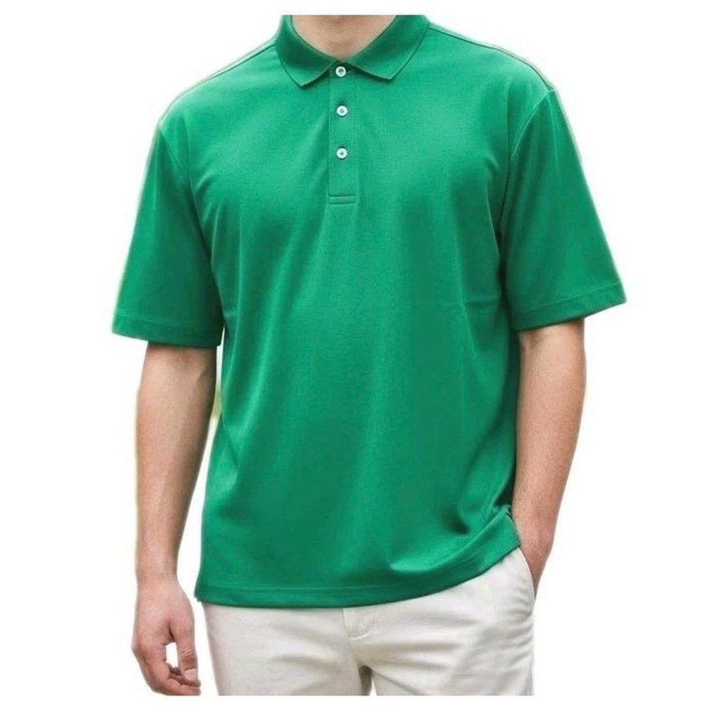 RLX Ralph Lauren Polo Shirt Green Medium Performance Wicking Vented Pro Fit NWT